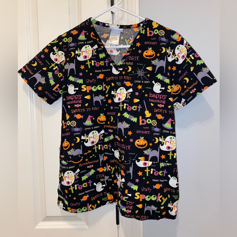 Halloween Scrub scrubs nurse healthcare top size XS